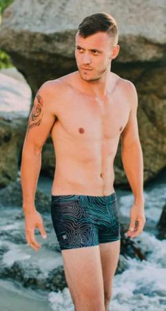 GUGGEN Mountain Badehose Badehose Herren Kastenbadehose