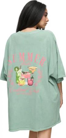 Worldclassca T-Shirt Worldclassca Oversized Print SUMMER