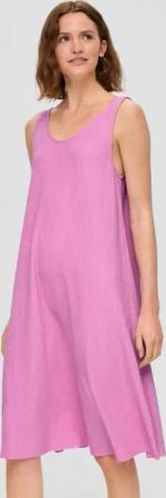 s.Oliver Minikleid Plissiertes Jersey-Kleid im Relaxed