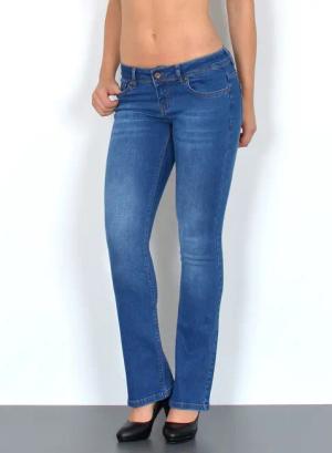 ESRA Bootcut-Jeans Low Waist Jeans Damen
