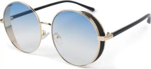 styleBREAKER Sonnenbrille Runde Sonnenbrille mit Glitzer