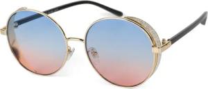 styleBREAKER Sonnenbrille Runde Sonnenbrille mit Glitzer