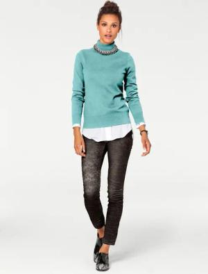heine Strickpullover Rollkragenpullover
