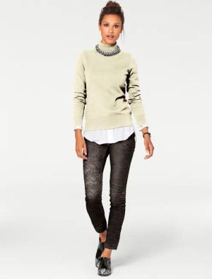 heine Strickpullover Rollkragenpullover