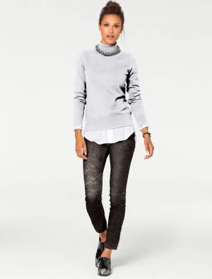 heine Strickpullover Rollkragenpullover
