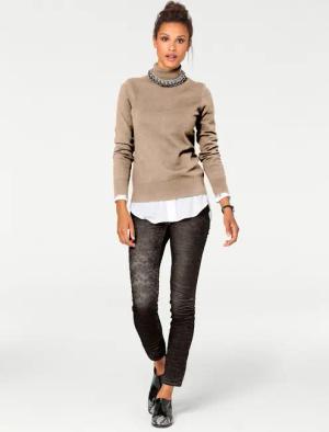 heine Strickpullover Rollkragenpullover