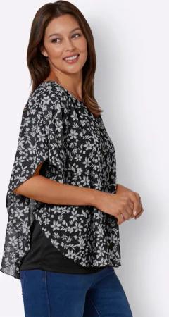 Sieh an! Klassische Bluse Georgettebluse