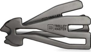 FABACH Schlüsselanhänger Trolley Master Schwarz Einkaufswagenlöser