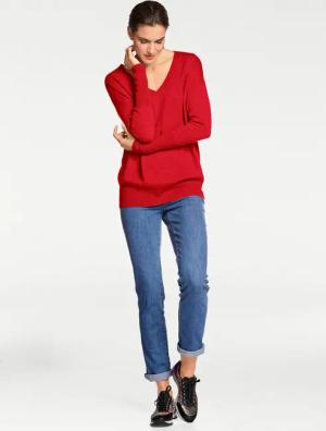 heine Strickpullover V-Pullover