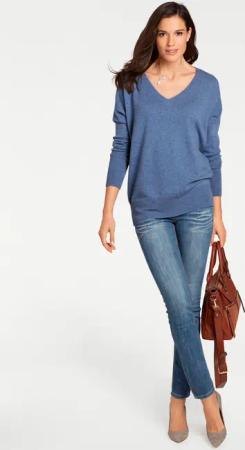 heine Strickpullover V-Pullover