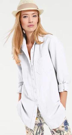 heine Klassische Bluse Longbluse
