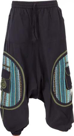 Guru-Shop Relaxhose Haremshose, Pluderhose, Pumphose, Aladinhose