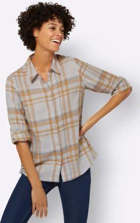 Witt Klassische Bluse Flanellbluse