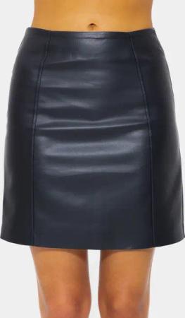 SASSYCLASSY Lederrock Rock Damen kurz aus