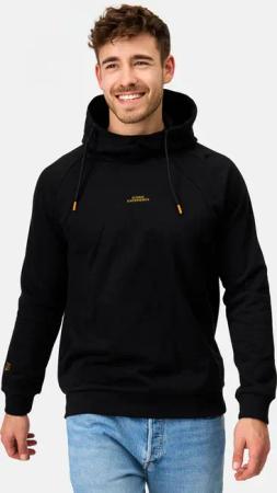 Indicode Kapuzenpullover INVir mit kurzem Schalkragen