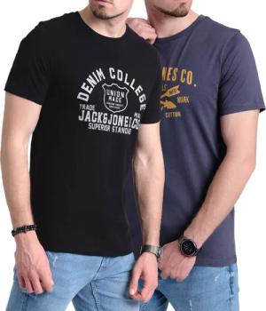Jack & Jones Print-Shirt (Set) Doppelpack