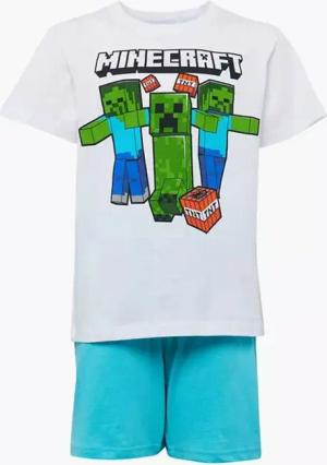 Minecraft Pyjama Minecraft Kinder Shorty Schlafanzug