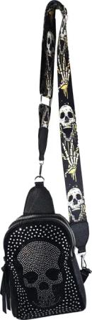 Einkaufszauber Schultertasche Slingbag Skull Totenkopf -