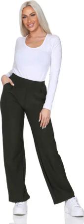 OriginalYou Bundfaltenhose Damen Schlupfhose Stoffhose moderne