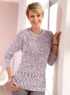 Sieh an! Strickpullover Rundhalspullover