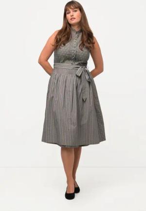 Ulla Popken Dirndl Dirndl Biesen Schmuckknöpfe