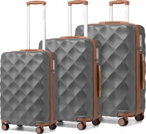 British Traveller Koffer ABS+PC Trolley mit