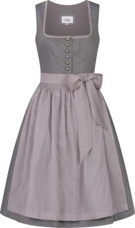Nübler Trachtenkleid Mididirndl Fabiane in Schiefer