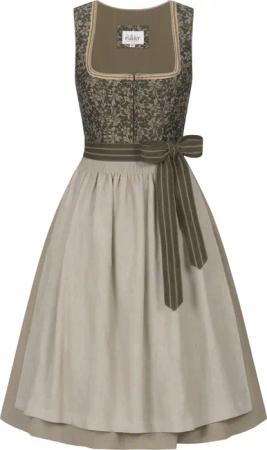 Nübler Trachtenkleid Midi Dirndl Gina in