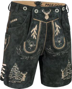 PAULGOS Trachtenhose Herren Lederhose Kurz mit