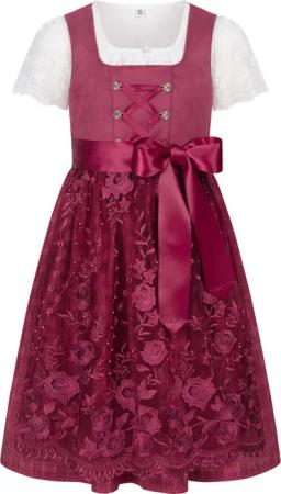 Nübler Dirndl Kinderdirndl Gundi in Beere