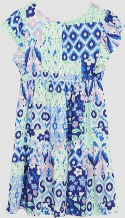 s.Oliver Minikleid Kurzes Viskose-Kleid mit Flügelärmeln