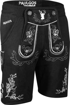 PAULGOS Trachtenhose Herren Jogginghose Design Lederhose