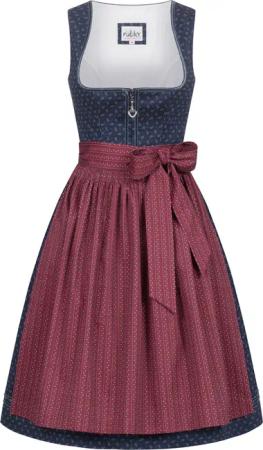 Nübler Trachtenkleid Midi Dirndl Gesr in