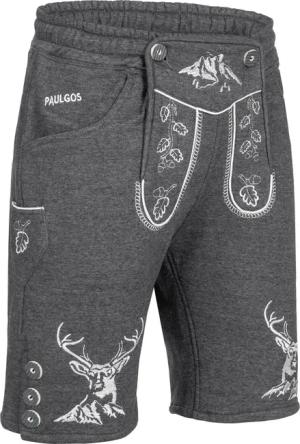 PAULGOS Trachtenhose Herren Jogginghose Design Lederhose