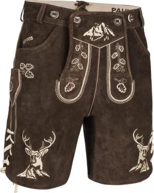 PAULGOS Trachtenhose Herren Lederhose Kurz mit