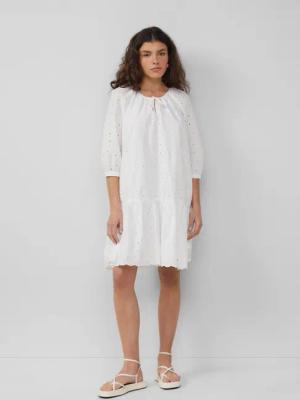 QS Minikleid Leichtes Kleid mit Lochstickerei