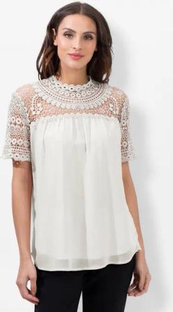 Witt Klassische Bluse Spitzenbluse