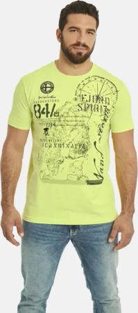 Jan Vanderstorm T-Shirt DOMINIK mit Saumschlitzen