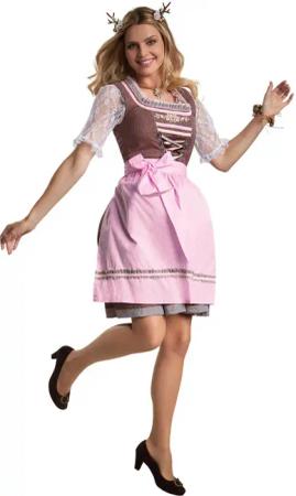 dressforfun Dirndl Frauenkostüm Mini-Dirndl Altötting Modell