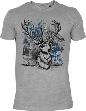 Tini - Shirts Trachtenshirt Hirsch Motiv
