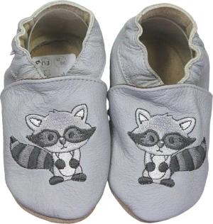 HOBEA-Germany Krabbelschuhe Waschbär grau 18/19 (6