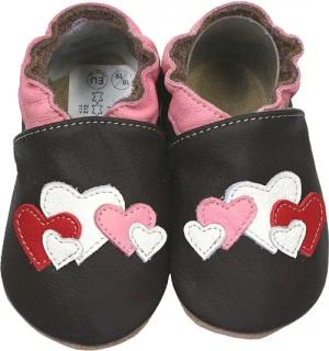 HOBEA-Germany Krabbelschuhe Herzen 16/17 (0 -