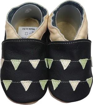 HOBEA-Germany Krabbelschuhe Girlanden schwarz 16/17 (0