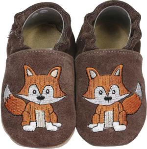 HOBEA-Germany Krabbelschuhe Fuchs dunkelbraun 18/19 (6