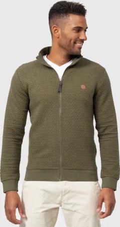 Indicode Sweatjacke Bermie mit strukturierter Oberfläche