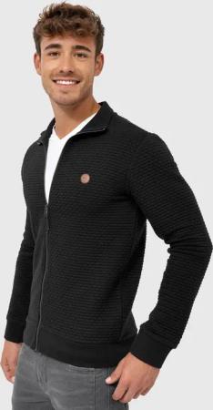 Indicode Sweatjacke Bermie mit strukturierter Oberfläche