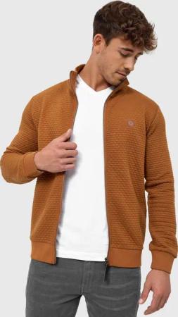 Indicode Sweatjacke Bermie mit strukturierter Oberfläche