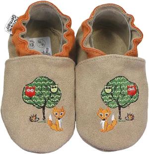HOBEA-Germany Krabbelschuhe Waldtiere 16/17 (0 -