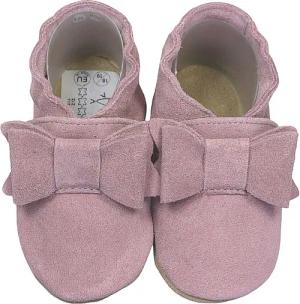 HOBEA-Germany Krabbelschuhe Schleife altrosa 18/19 (6
