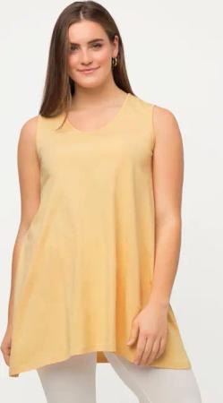 Ulla Popken Longshirt Longtop Naturfärbung A-Linie